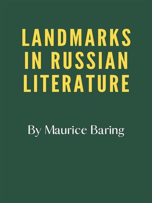 cover image of Landmarks in Russian Literature
